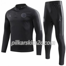 Paris Saint-Germain Komplet Bluzy Treningowe Jordan Czarny 2018-2019